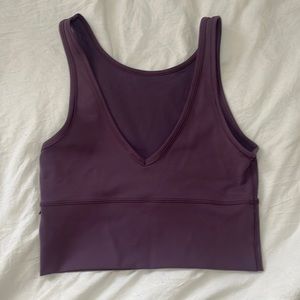 Lulu lemon purple power pivot tank